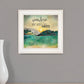Sunshine And Lake Water 2 White Framed Print Wall Art
