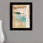 Beach Memories 2 Black Framed Print Wall Art