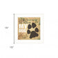 My Dog 1 White Framed Print Wall Art