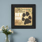 My Dog 2 Black Framed Print Wall Art