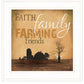 Farming 3 Black Framed Print Wall Art