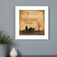 Farming 1 White Framed Print Wall Art