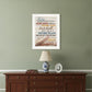 Hey Batter Batter 1 White Framed Print Wall Art