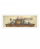 Live Life Simple 1 White Framed Print Wall Art