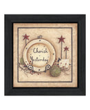 Cherish Yesterday 4 Black Framed Print Wall Art