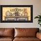 Come Gather at Our Table 3 White Framed Print Wall Art