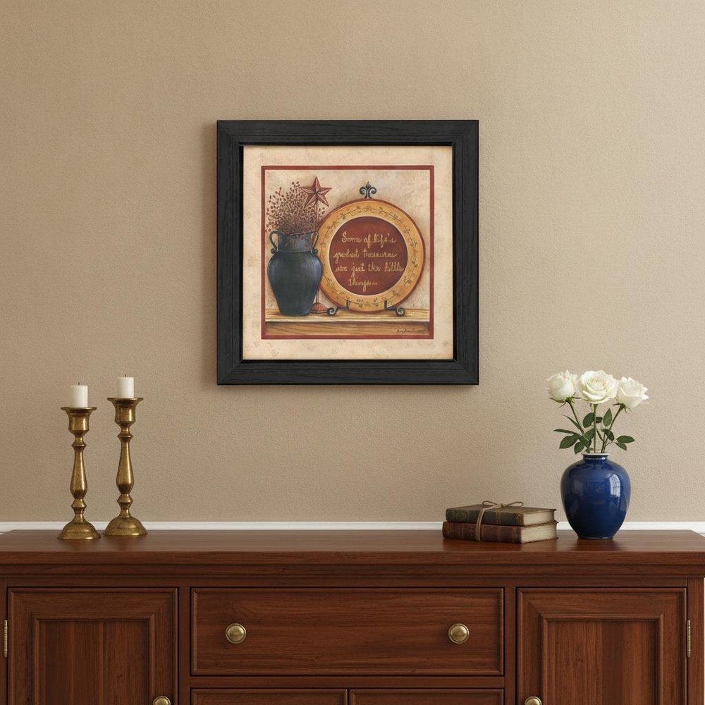 Greatest Treasures 4 Black Framed Print Wall Art