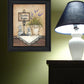 Powder Room 3 Black Framed Print Wall Art