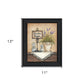 Powder Room 3 Black Framed Print Wall Art
