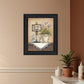 Powder Room 3 Black Framed Print Wall Art