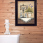 Powder Room 4 Black Framed Print Wall Art