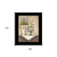 Bath 3 Black Framed Print Bathroom Wall Art