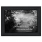 Beauty Grayscale 1 Black Framed Print Wall Art