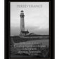 Perseverance Grayscale 2 Black Framed Print Wall Art