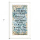 Paris Bath 1 White Framed Print Bathroom Wall Art