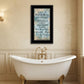 Paris Bath 2 Black Framed Print Bathroom Wall Art