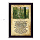 In Loving Memory Forest Black Framed Print Wall Art