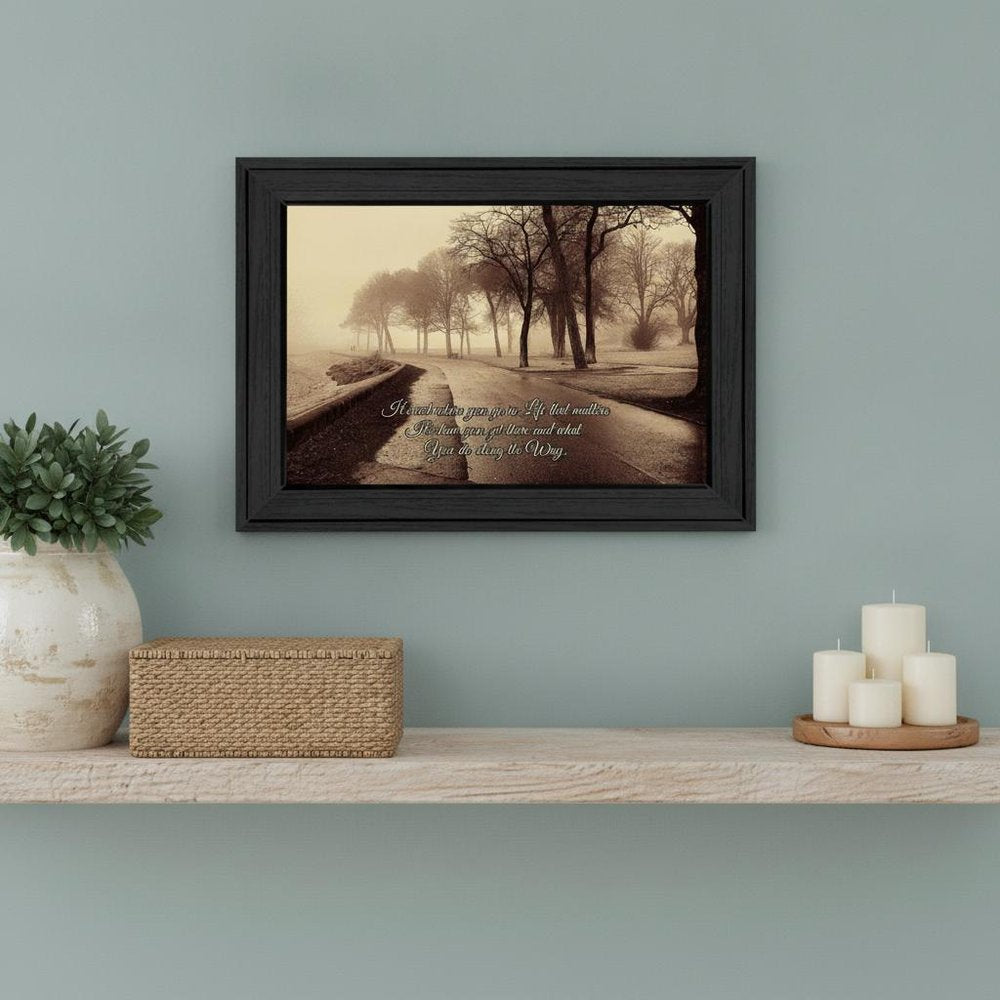 What Really Matters Black Framed Print Wall Art