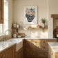 Coffee Break 1 White Framed Print Kitchen Wall Art