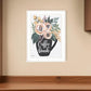 Coffee Break 1 White Framed Print Kitchen Wall Art