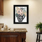 Coffee Break 2 Black Framed Print Kitchen Wall Art