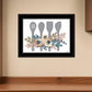 Fall Floral Baking Utensils 2 Black Framed Print Kitchen Wall Art