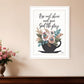 Rise and Shine 5 White Framed Print Wall Art