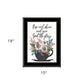 Rise and Shine 6 Black Framed Print Wall Art