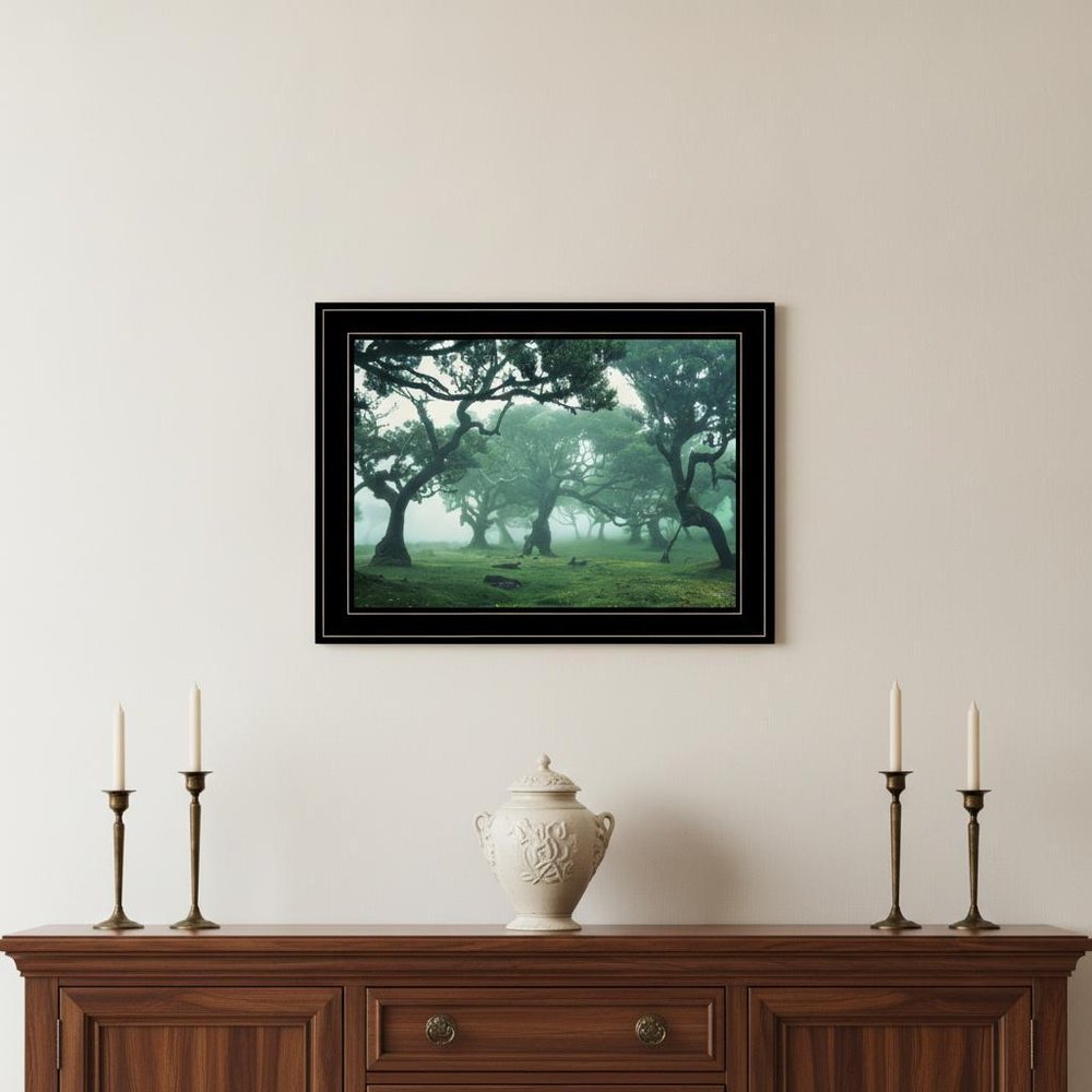 Enchanted Forest II 2 White Framed Print Wall Art