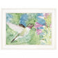 Hummingbird 1 White Framed Print Wall Art