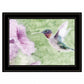 Humming Bird 2 Black Framed Print Wall Art