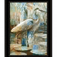 Marsh Herons I 2 Black Framed Print Wall Art