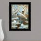 Marsh Herons II 2 Black Framed Print Wall Art