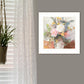 Table Bouquet 2 White Framed Print Wall Art