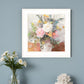 Table Bouquet 2 White Framed Print Wall Art