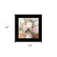 Table Bouquet 2 White Framed Print Wall Art