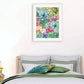 Succulents Paradise 2 White Framed Print Wall Art