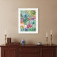 Succulents Paradise 2 White Framed Print Wall Art