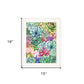 Succulents Paradise 2 White Framed Print Wall Art