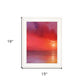 Sunset In Red 2 White Framed Print Wall Art
