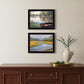 Set Of Two Serene Water 2 Black Framed Print Wall Art