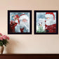 Set Of Two Santas Blessings 4 Black Framed Print Wall Art