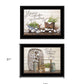 Set Of Two Choose Joy Black Framed Print Wall Art