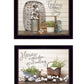 Set Of Two Choose Joy Black Framed Print Wall Art