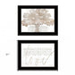Set Of Two Love In the Moment White Framed Print Wall Art