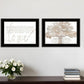 Set Of Two Love In the Moment White Framed Print Wall Art