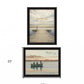 Set Of Two Lake Side Reprieve 1 Black Framed Print Wall Art