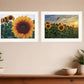 Set Of Two Midwest Living 1 White Framed Print Wall Art