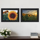 Set Of Two Midwest Living 2 Black Framed Print Wall Art