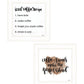 Set Of Two Coffee and Friends Recipe White Framed Print Kitchen Wall Art